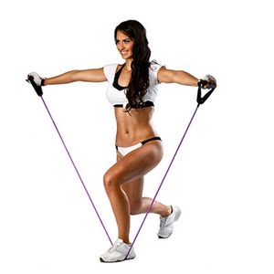 Expander Resistance Bands Stretch Exercise Latex naturale Expander Tube Attrezzature per il fitness Pull Rope Allenamento per la forza Palestra Yoga H1026