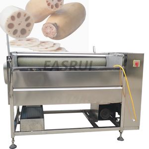 Commercial Root Vegetable Fruit Sweet Potato Washing And Peeling Machine