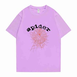 designerskie koszulki pająk T shirt różowy fioletowy młody bluza bluza 555 koszulka Kobiet Kobiet Hip Hop Web JUSZCZET