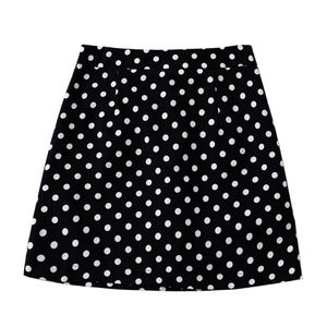 Vermelho azul mulheres negras cintura alta polka dot saias mini lápis s0174 210514