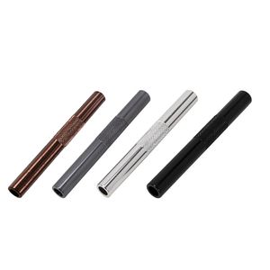 TOPPUFF Pen Style Metal Sniffer Snuff Snorter Dispenser 70MM Smoke Pipe Tube Smoking Accessories