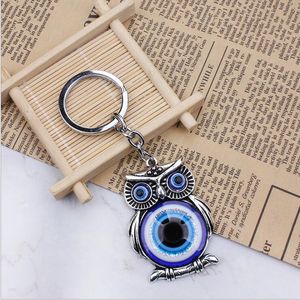 Einzigartiger blauer Eulen-Anhänger, Schmuck, Schlüsselanhänger, gute Qualität, Türkei, böser Blick, Legierung, Schlüsselanhänger, Charm, Kindergeschenke