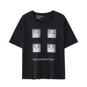 Мужские футболки ERD меланхолия богатые второго поколения портретная печать Свободные приливы бренда чистый хлопок весенняя летняя футболка с короткими рукавами высокая улица
