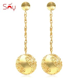 Wholesale onyx crosses resale online - Sunny Jewelry Fashion Jewelry Long Drop Dangle Women s Earrings Exquisite Jewelry Round Moon For Wedding Party Daily Wear