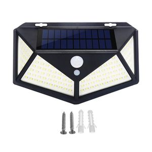 2/4 Sztuk 100 LED Solar Power Wodoodporna PIR Sensor Motion Light Outdoor Garden Lampa - 2 sztuk