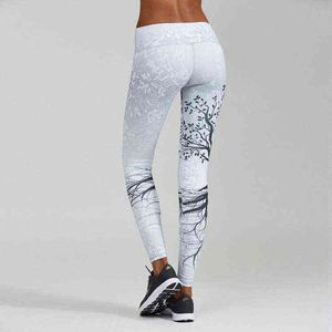 Ugupgrade Mulheres Yoga Calças de Alta Elastic Fitness Esporte Leggings Calças de Calças Esportivas Calças de Treinamento de Secagem Rápida H1221