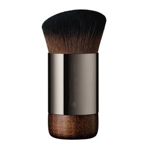 112 Buffing Foundation Brush With Pouch Angled Flat Head Kabuki Wavy Seamless Contour Powder Makeup Brushes Ultra Soft Synthetic Fiber Hair Cosmetic Beauty Tool