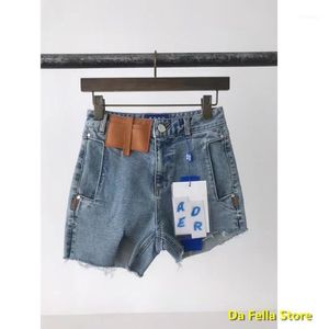 Adererror Cinder Shorts 2021 Men Men Women Ader Error Denim高品質のコットンスキニージーンズ小サイズ女性