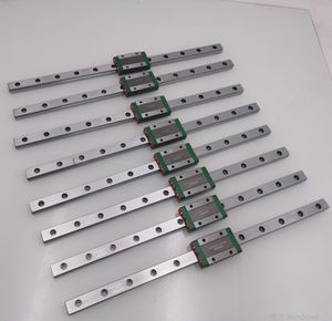 8pcs/lot Original HIWIN Linear Rail MGN9H For V2.4 3D Printer DIY Rail Kit 250/300/350mm Build