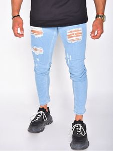 Men Solid Ripped Skinny Jeans Y6wy#
