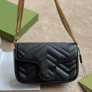 mini borsa a forma di cuore di marmont Borsa a tracolla classica delle borse con il corpo trasversale dei bottoni dell'ondulazione della grata Modo