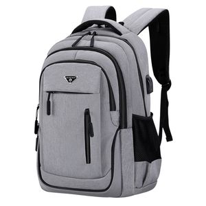 Men USB Charging Laptop Backpack 15.6inch Multifunctional High School College Student Male Travel Business Bag pack 210911
