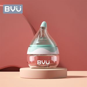 80ML زجاجات الطفل واسعة الفم، مكافحة انتفاخ البطن، زجاجة التغذية سهلة التنظيف والضوء والصيغة، ومناسبة للأطفال 211023