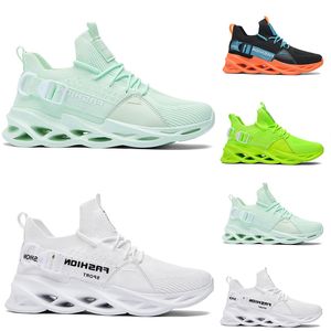 GAI Desconto Mens Womens Running Shoes Triplo Preto Branco Verde Sapato Ao Ar Livre Homens Mulheres Designer Sapatilhas Esporte Treinadores Estilo Sneaker GAI