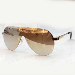 Wholesale color lens aviators for sale - Group buy Classic Aviator Frameless Sunglasses Letter Stamped Metal Eyewear Multi Color Lenses Men Driving Sun Glasses