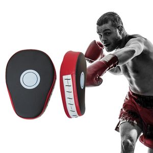 Curvo Boxe Mano Target Focus Punch Pad MMA Kick Bag Muay Thai Karate Combattimento Sparring Guanti da allenamento Guanto ispessito Home Gym Sport Punzonatura Kickboxing Borse Pads