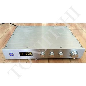 JFET preamplifier four tubes with remote control preamp very good sound effect high resolution good bass flexibility