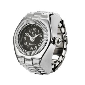 Hot selling Smple Universal Anel Relógio Elástico Liga Band Creative Quartz Womens WristWatches Moda Amantes Relógios KS Marca Atacado