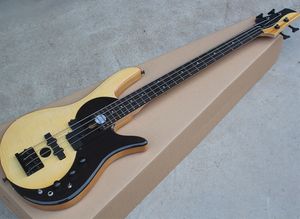 Special personalizzato 4 stringhe Yinyang Electric Bass Guitar, Blame Maple Impiallacciatura