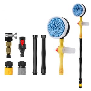 Brush Cleaning Tools Long Handle Automatic Foaming Car Chenille Microfiber Wash Mop Auto Accessories