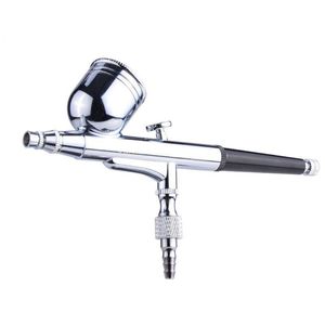 0.2 / 0.3 / 0.5mm Yerçekimi Besleme Çift Eylem Airbrush Hava Fırçası Boya Püskürtme Tabancası Seti Dövme Tırnak Aracı Kalem Seti Güzellik Mürekkep Püskürtmeli Araba Tamir Profesyonel