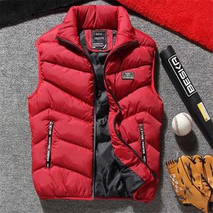 gilet uomo marca giacca da uomo gilet senza maniche giacche invernali uomo cappotti casual gilet da uomo uomo cotone addensare gilet 8XL 6549 220114