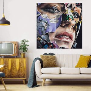 Face Home Decor Огромная живопись маслом на холсте ремесла / HD Print Wall Art Картинки настроек приемлемы 21061220