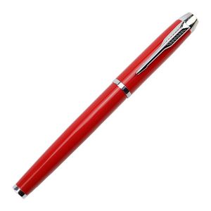 BallPoint Pennor Högkvalitativ Metal Pen Luxury Black Yellow Red Rollerball 0.5mm Ink Refill Office School Stationery