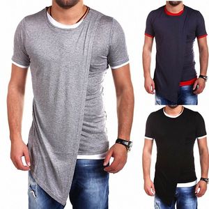 Wholesale navy blue color shirts for sale - Group buy Men s T shirt Solid Color Crew Neck Casual Daily in Short Sleeve Tops Basic Slim Fit Big and Tall Black Gray Navy Blue Summer m03q