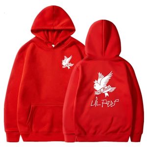 Felpe con cappuccio Lil Peep Love Lil.Peep Uomo / Donna Pullover con cappuccio Felpe con cappuccio Uomo / Donna Sudaderas Cry Baby Hood Hoddie Felpe Y0809