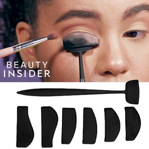 Eyeshadow estêncil vinco linha kit preguiçoso sombras fixador portátil selo sombra de olho em segundos sem maquiagem