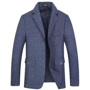 Inoltre, giacca da uomo in cotone con vestibilità slim fit coreana da uomo, giacca da uomo blu Iwhanker, giacca da uomo, cappotto da sposa