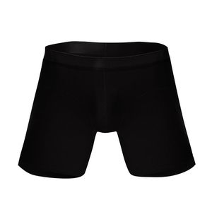 Cuecas dos homens machos cuecas pijama briefs longo algodão respirável e desgaste boxer resistente cueca ropa interior