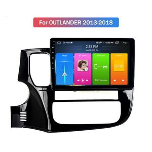 9 tum Android 2 DIN In-Dash Radio Audio Car DVD-spelare för Mitsubishi Outlander 2013-2018