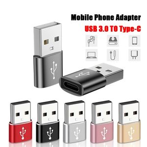 Typ C Adapter Adapter USB-C do USB 3.0 Type-C Konwerter Mężczyzna Złącze Adaptery Do Samsung Xiaomi Huawei Telefon PC Laptop PC