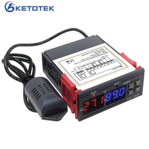 Wholesale temperature control switch thermostat resale online - STC V AC Dual Digital Thermostat Hygrostat Relay Temperature Humidity Controller Regulator Thermometer Hygrometer Control Switch