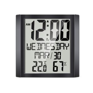 Wholesale digital wall display for sale - Group buy Desk Table Clocks Multifunctional Wall Clock Family Large Screen Digital Display Alarm With Date Humidity Temperature Home Decor