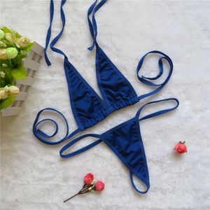 micro bikini 2021 Sexy Sling triangolo Aperto indietro Perizoma ragazza Giapponese Spiaggia spa costumi da bagno delle donne del costume da bagno biquini bikini monokini