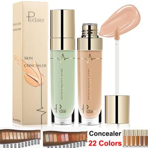 Brand Cosmetic Face Contour Concealer Liquid Foundation Vattentät Full täckning Foundation Corrector Base Primer Makeup Skin Ljusa Black Circles Acne / Spot