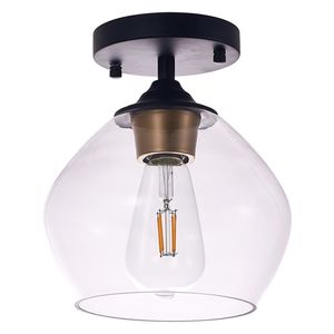 Nowoczesne oświetlenie oświetleniowe LED Lampy domowe Lampy 85-265V do salonu Sypialnia Kuchnia-Lampy sufitowe 20cm Głębokie i 22.5cm High
