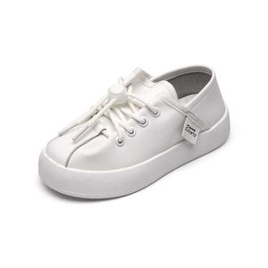 Sapatos de diretoria infantil 2021 Outono New Goys Soft-Soled All-Match Sapatos Casuais Moda Infantil Sapatos Crianças Branco Meninas Sneakers G1025