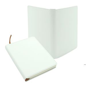 A4 A5 A6 Sublimazione Blank Journal Notepad Plain White Heat Transfer Stampa personalizzata Notebook spedizione marittima RRB13741