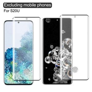 Ersättningsdel Mobiltelefon Högdefinition Skärmskydd Härdad glas Transparent Easy Install Oilsäker för S20 Cell Protect Protect