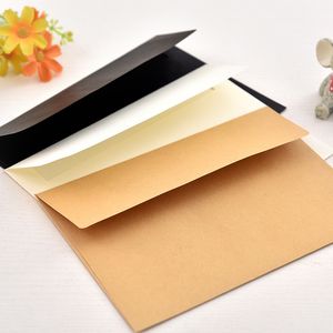 Буква Формата Бумаги оптовых-17 x12 см Крафт белый черный цвет размером пустой бумажной буквы конверты длинные подарочные конверты