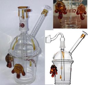 Cheech Glass Bong Dab Teçhizat Hitamn Nargile Konsantre Yağ Donanları Dabber Bubber Su Borusu Dome Nail Banger 14mm Eklem