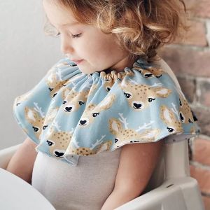 Autumn Winter Infant Baby Boy Girl Ruffle Bib Removable Collar Scarf Ruffles Frill Collars Bibs