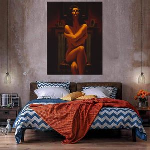 La collezione erotica II Enorme pittura ad olio su tela Home Decor Handcrafts / HD Print Wall Art Pictures Pictures Personalizzazione è accettabile 21060907