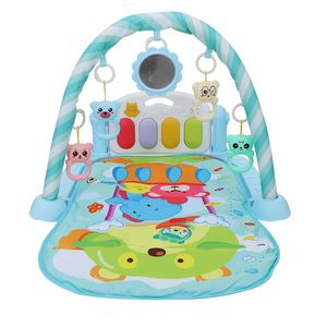 Baby Music Rack Play Mat Kid mattan pussel matta piano tangentbord spädbarn lekmat tidigt utbildning gym crawling spel pad leksak