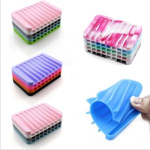 Creative Sobrecarga Design Anti Sabonetes Sabonetes Proteção Ambiental Silicone Soap Tray Products DB633