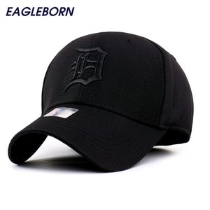 2022 Spandex Elastic Fitted Hats Sunscreen Detroit Baseball Cap Men Women Adjustable Caps Casquette Gorras Bone Reta Wholesale 220224